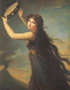 elisabeth vigee-lebrun Portrait of Emma, Lady Hamilton oil painting on canvas